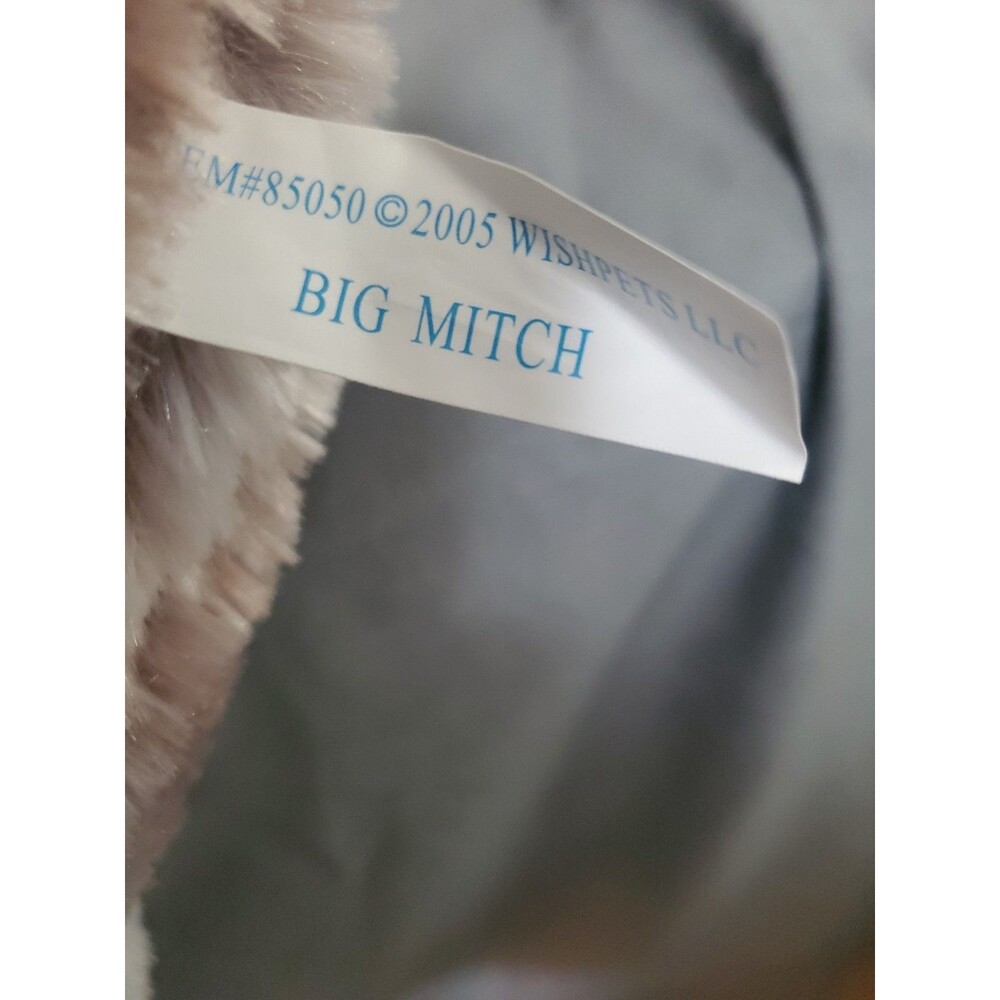 Wishpets Big Mitch Moose 2005 Beanbag Plush - Picture 6 of 6